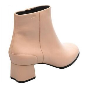 CAMPER Ankle Leather Boots Katie Light Pink Color Size 36 = 6 US Side Zippers